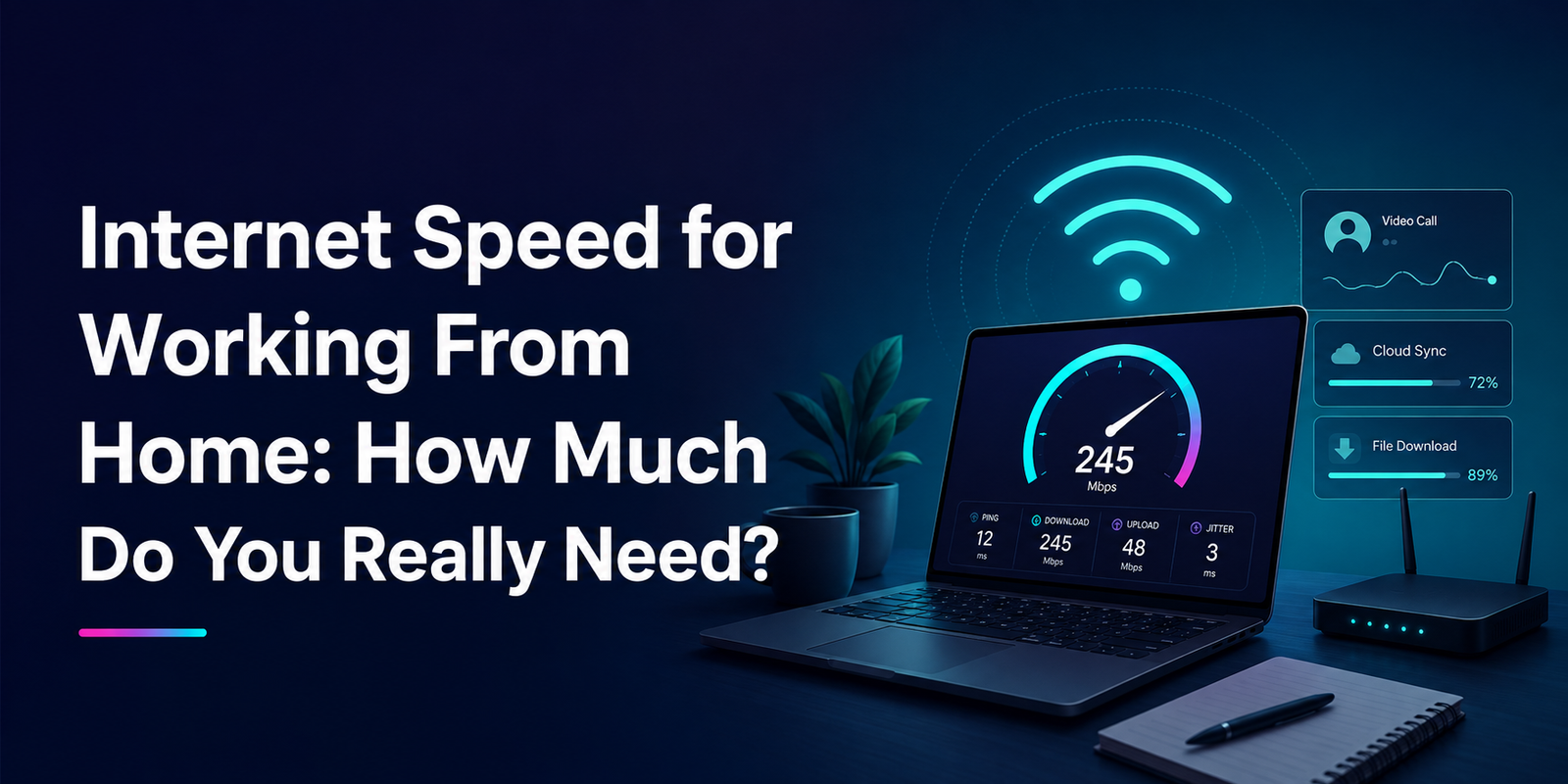 Internet Speed for Working From Home: How Much Do You Really Need?